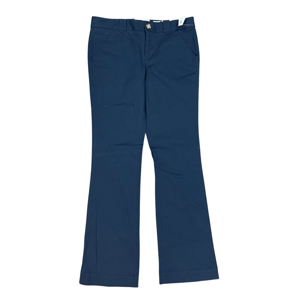 Old Navy Girls Navy Blue Boot-Cut Stretch Chino Pants‎ Size 12 Plus NWT